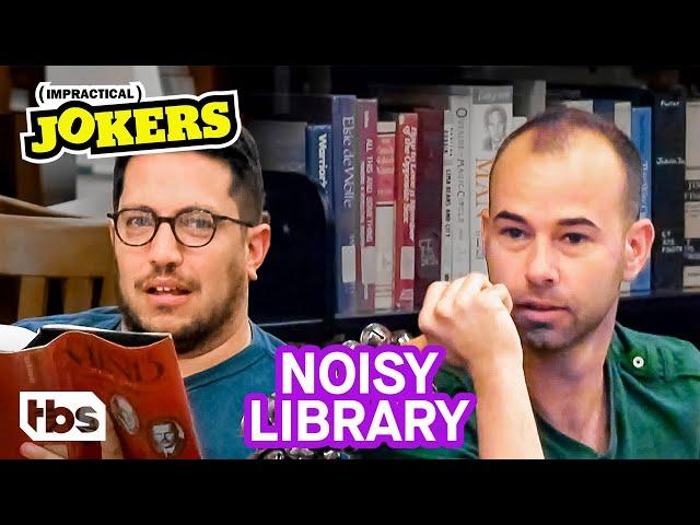 Sal vs. Murr in a College Library Challenge (Clip) | Impractical Jokers | TBS