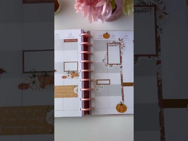 One Week of Memory Keeping in a Classic Happy Planner