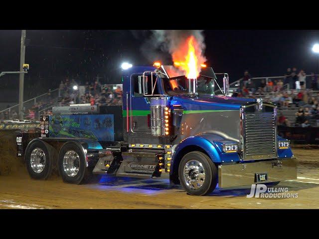 The Pullers Championship 2024: Super Semis & Super Stock Diesel Trucks pulling on Friday