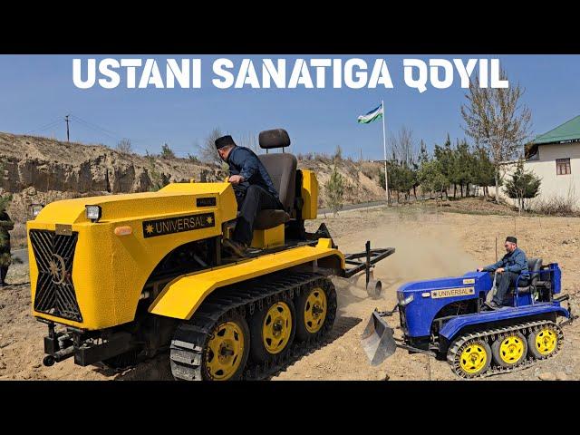 NAMANGANLIK USTADAN YANA KATTA YANGILIK QOL BOLA MINI TRAKTOR JIGULI MATOR