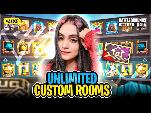 BGMI CUSTOM ROOM LIVE || GIRL GAMER ️| A6 Royal Pass Giveaway | bgmicustomroom #bgmi