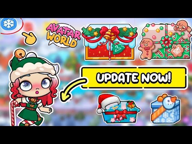 UPDATE NOW !! NEW CHRISTMAS PACK WINTER SEASON SNOW AROUND THE MAP NEW FROGGY  DOOR IN AVATAR WORLD