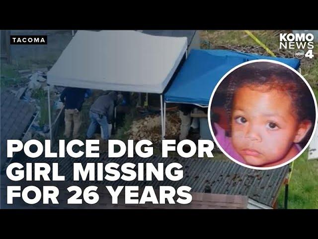Police confirm Tacoma backyard excavation was related to missing toddler Teekah Lewis