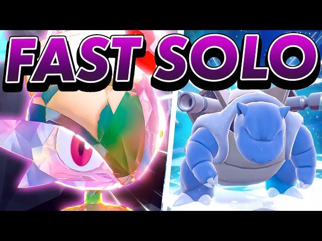 UPDATE! The BEST & FASTEST Pokemon to SOLO 7 Star BLASTOISE Tera Raid in Scarlet and Violet