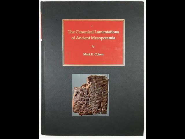 The Canonical Lamentations of Ancient Mesopotamia -  #history #language #books #cuneiform #kitap