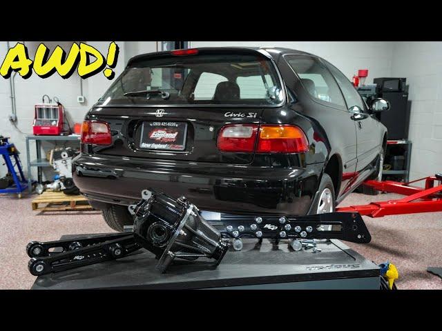 Building 1000hp K20 AWD Civic Si hatchback!