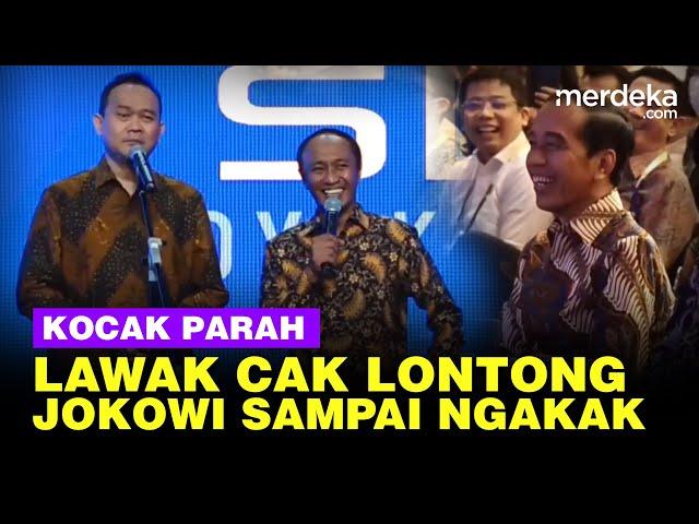 [FULL] KOCAK BANGET! Lawakan Cak Lontong Bikin Jokowi Tertawa Ngakak