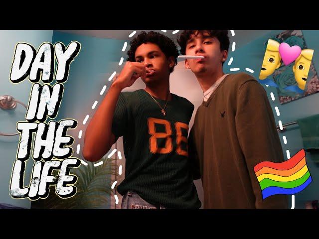 REALISTIC “DAY IN THE LIFE” TEENAGE GAY COUPLE VLOG