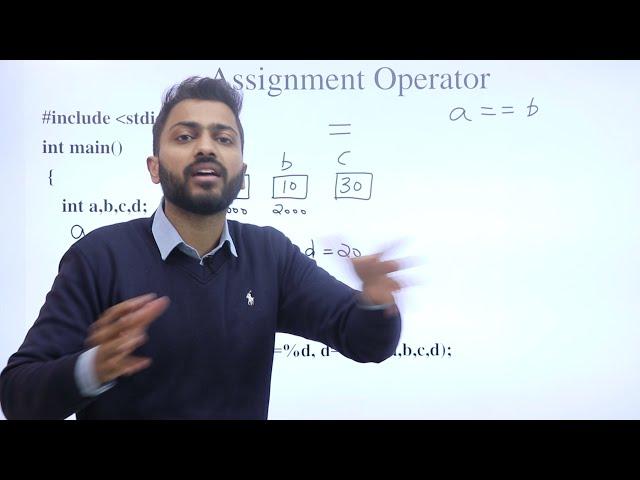 Assignment Operator in C Programming