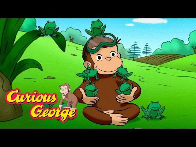 George Learns About Frogs  Curious George  Kids Cartoon  Kids Movies