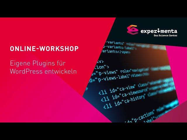 Online-Workshop | Eigene Plugins für WordPress entwickeln