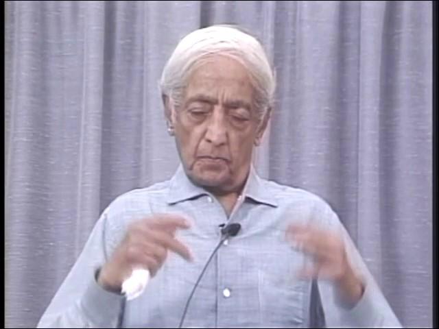 Understanding problems, and the art of living | J. Krishnamurti