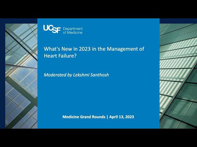 What’s New in 2023 in the Management of Heart Failure?