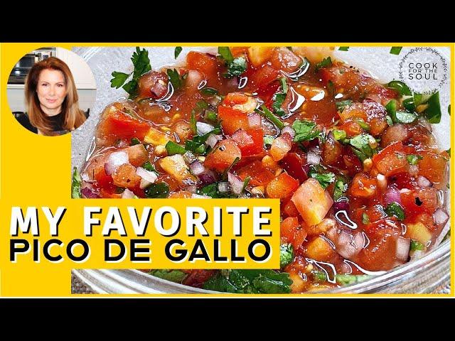 HOMEMADE PICO DE GALLO RECIPE - Fresh and ready in a few minutes