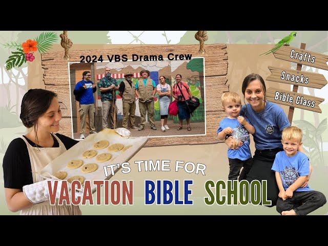 A Mennonite Vacation Bible School VLOG! Making VBS Snacks//Mennonite Mom of 3!