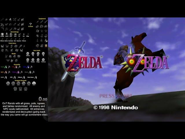 Ocarina of Time all items and all entrances Randomizer (No Logic) [Part 1]