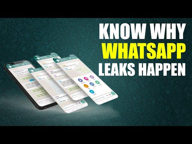 Know how to avoid getting your WhatsApp chats leaked