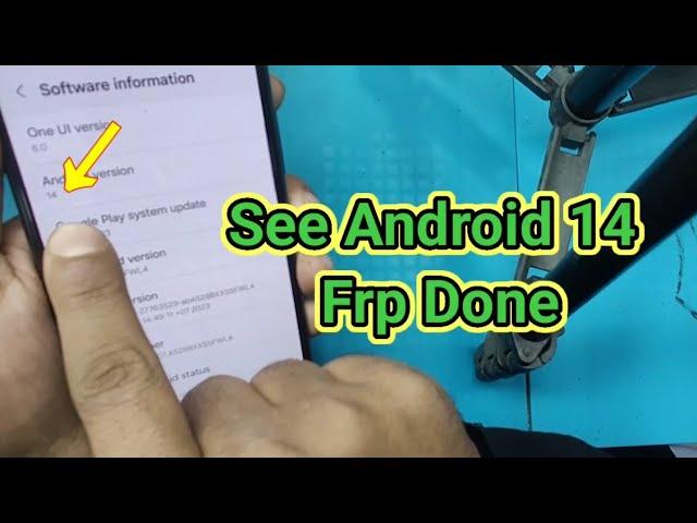 Bhoom Samsung A52s Android 14 Frp Done By UnlockTool Update Version Adb Not Working