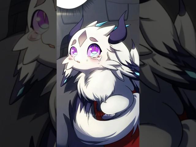 Cute dragon turns into loli ️ #manhwa
