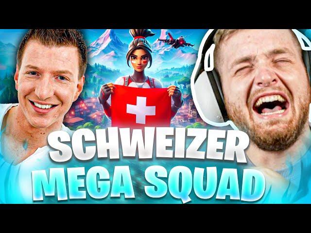 Legendäre SCHWEIZER im RENTER SQUAD! - Sie RASTEN komplett AUS in Fortnite Random Squads