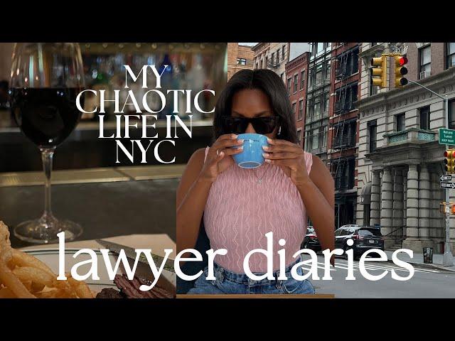 LAWYER DIARIES | brand events, client calls, solo dates in NYC, new office?!