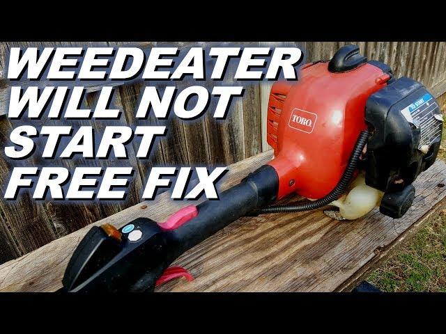 Toro trimmer doesn't start