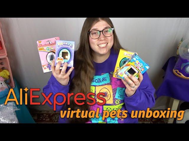 Unboxing AliExpress virtual pets! | Low-Cost Color-Screen Alternatives | PandaBunny