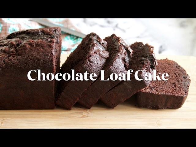 Moist Chocolate Loaf Cake Recipe