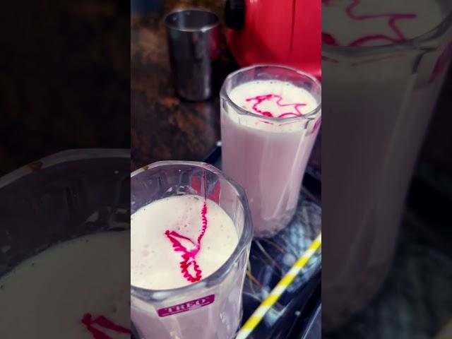 Strawberry Milk Shake #viral #kids #food