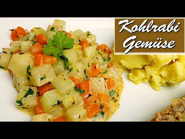 Kohlrabi Gemüse | schnelle und einfache Beilage