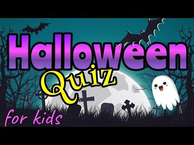 HALLOWEEN QUIZ for Kids by Miss Ellis  #halloweenquiz #halloween