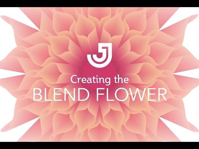 Blend Flower Illustrator Tutorial