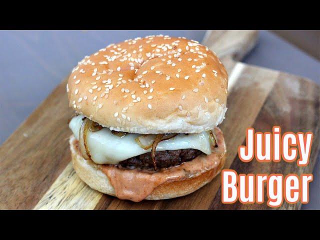 Homemade Juicy Burger Recipe | Simple and Delish by Canan