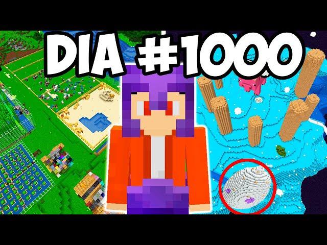 Sobreviví 1,000 Días en Minecraft Hardcore, Esto Pasó!