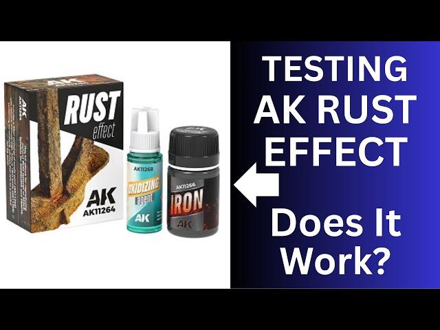 Testing AK Rust Effect For Plastic Models - Does It Work?
