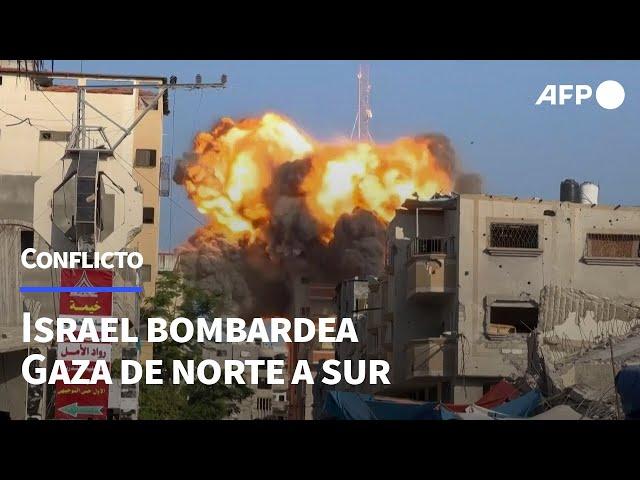 Israel bombardea Gaza de norte a sur | AFP