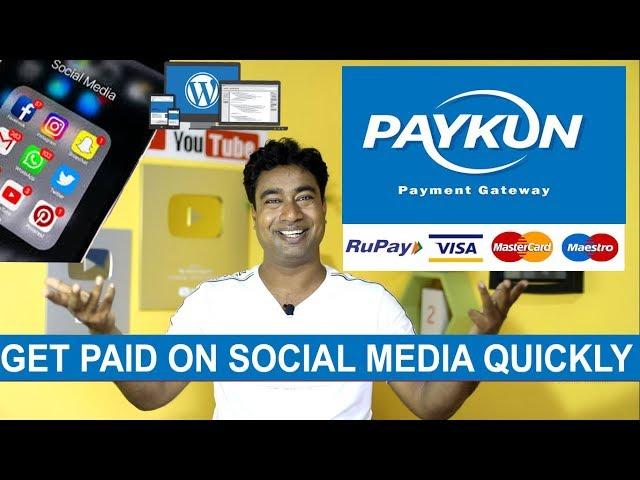 Collect Payments on YouTube Channel & any Social media platform & Website - PayKun Payment Gateway