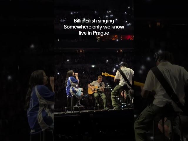 Somewhere only we know -  (Keane) live at O2 Arena Prague.  #billieeilishconcert #hmhastour #covers