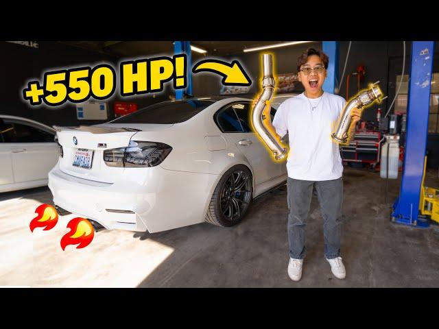 My BMW M3 Makes INSANE POWER With DOWNPIPES AND TUNE!