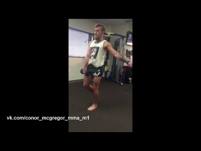 Тренировки Конора МакГрегора/ Conor McGregor working on balance