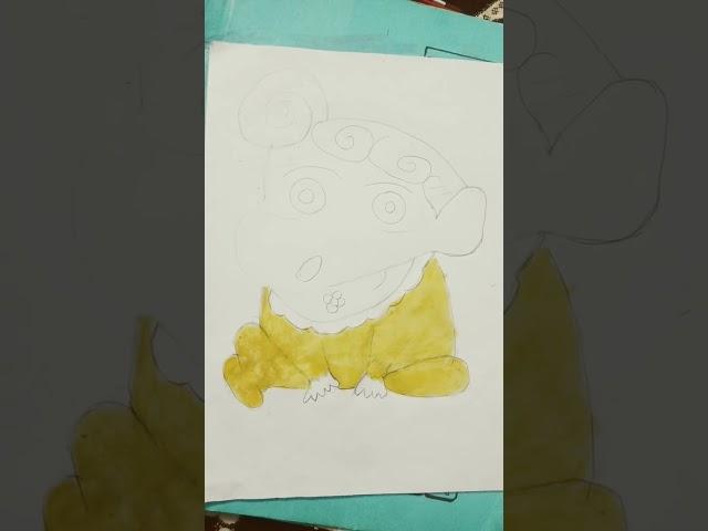 DRAWING of Himawari PART 1#shorts#Rishika