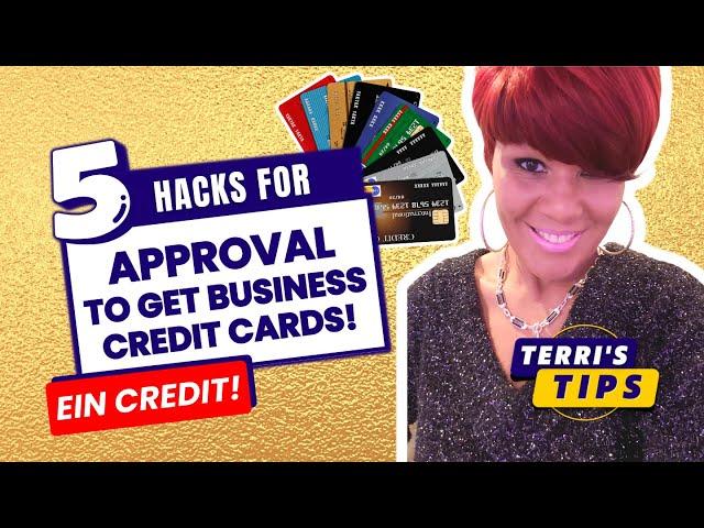 Get BUSINESS Credit Cards NOW! 5 Hacks for Approval! EIN Only BUSINESS Credit! Cards for Startups!