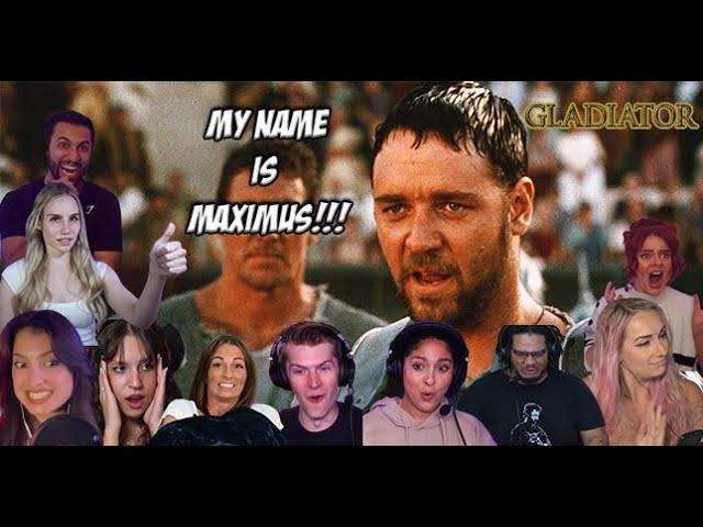 TOP "My Name is Maximus" Reactions! Gladiator (2000) Movie Reaction **First Time Watching**