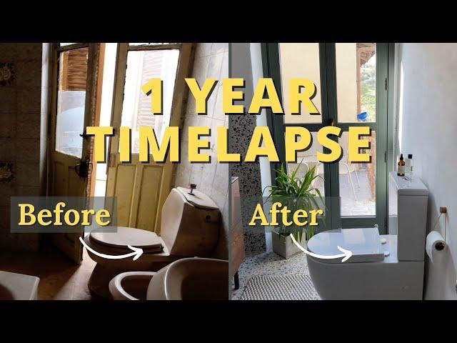 1 Year Renovation Timelapse | Abandoned Farmhouse to Incredible Home | Amazing Transformation!