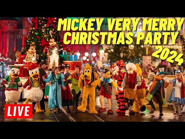  LIVE: Mickey's Very Merry Christmas Party 2024 at Magic Kingdom - Walt Disney World 11/29/2024