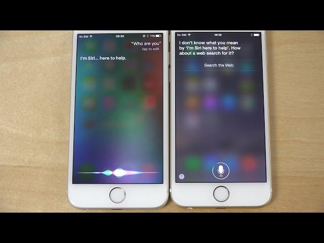 iOS 9 Siri Meets iOS 8 Siri! (4K)