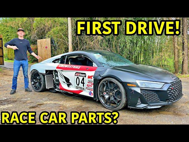 Rebuilding A Wrecked 2020 TWIN TURBO Audi R8 Part 5!!!