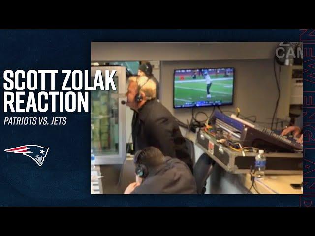 Zolak’s Reaction in the Booth During Marcus Jones’s Game-Winning Punt Return | Jets vs. Patriots