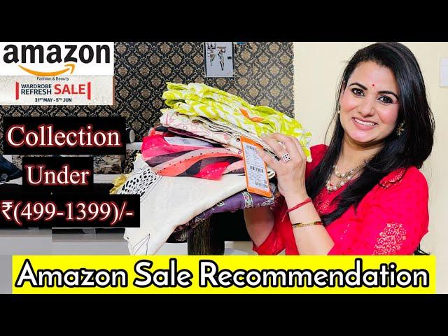 Amazon Summer Kurta Set Haul Starting ₹449, Anarkali Kurta Pant With Dupatta, Cotton Kurta Palazzo