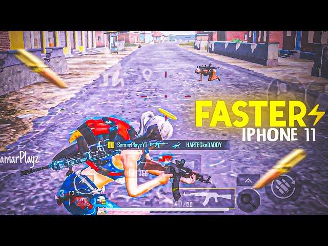 Faster ️ | iPhone 11 BGMI Montage  | 5 Fingers + Gyroscope | New BGMI Montage